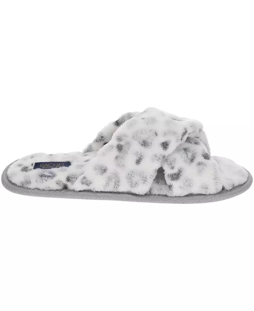 RACHEL Rachel Roy Women's Gift Set with X-Band Plush Slipper and Cheetah Blanket Set 2