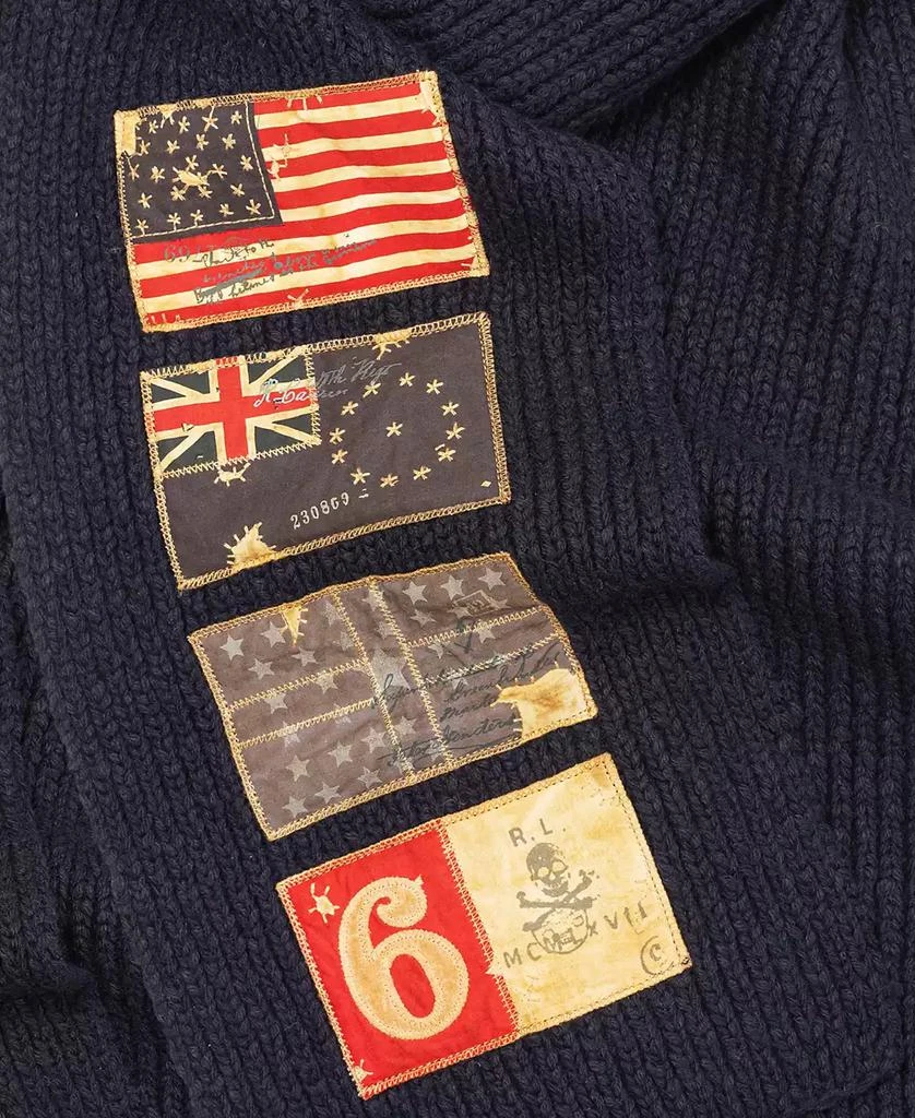 Ralph Lauren Men's Explorer Flag Patch Scarf 3