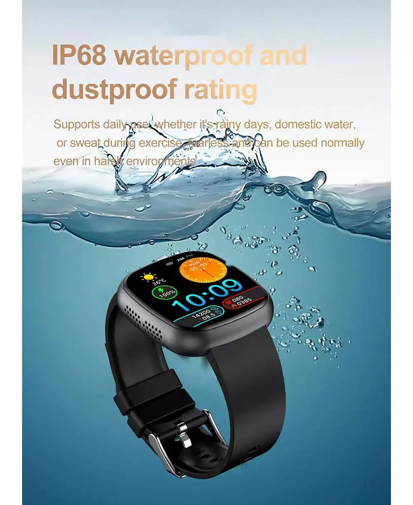 RUXING Smart Watch for Women Men With Bluetooth Calling, HRV, Health Monitoring,Sport Modes, Intelligent Reminder IP68 -Pink 5