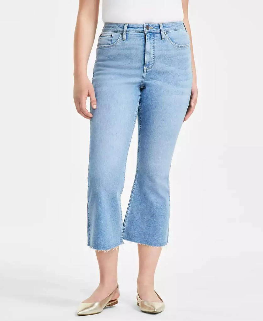 On 34th Women's High-Rise Cropped Flare Jeans, Created for Macy's 3