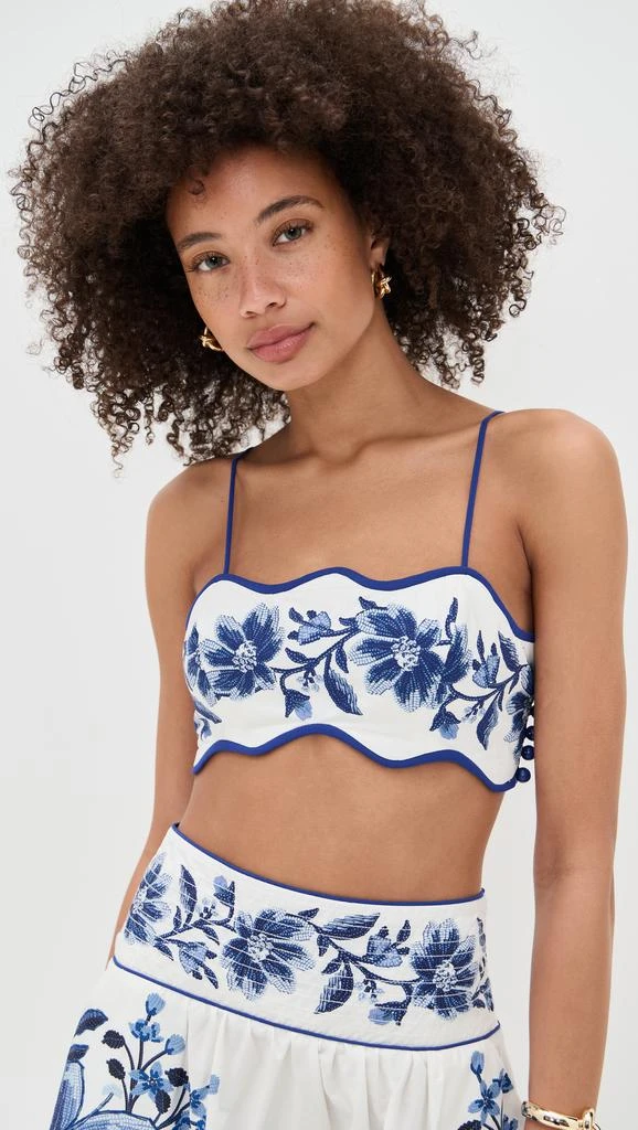 Farm Rio Summer Fruit Scarf Top 1