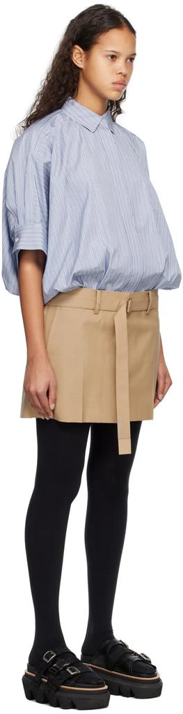 Sacai Blue Paneled Minidress 2