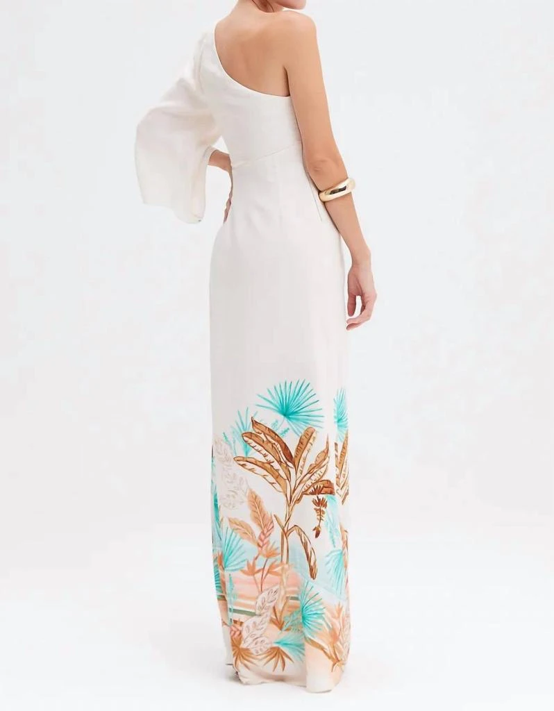 Women's Bananiera Tropical One Shoulder Maxi Dress In Beige  On Sale Now  with Up to 33% Off | Discover Exclusive Deals & Savings at BeyondStyle   Authentic PatBO women|clothing|dresses with Limited-Time