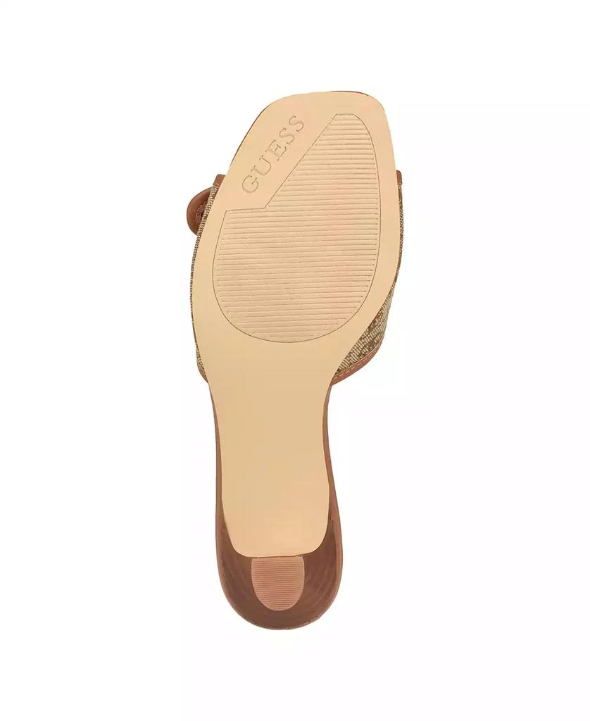 GUESS Women's Dista Slip-On Dress Sandals 5