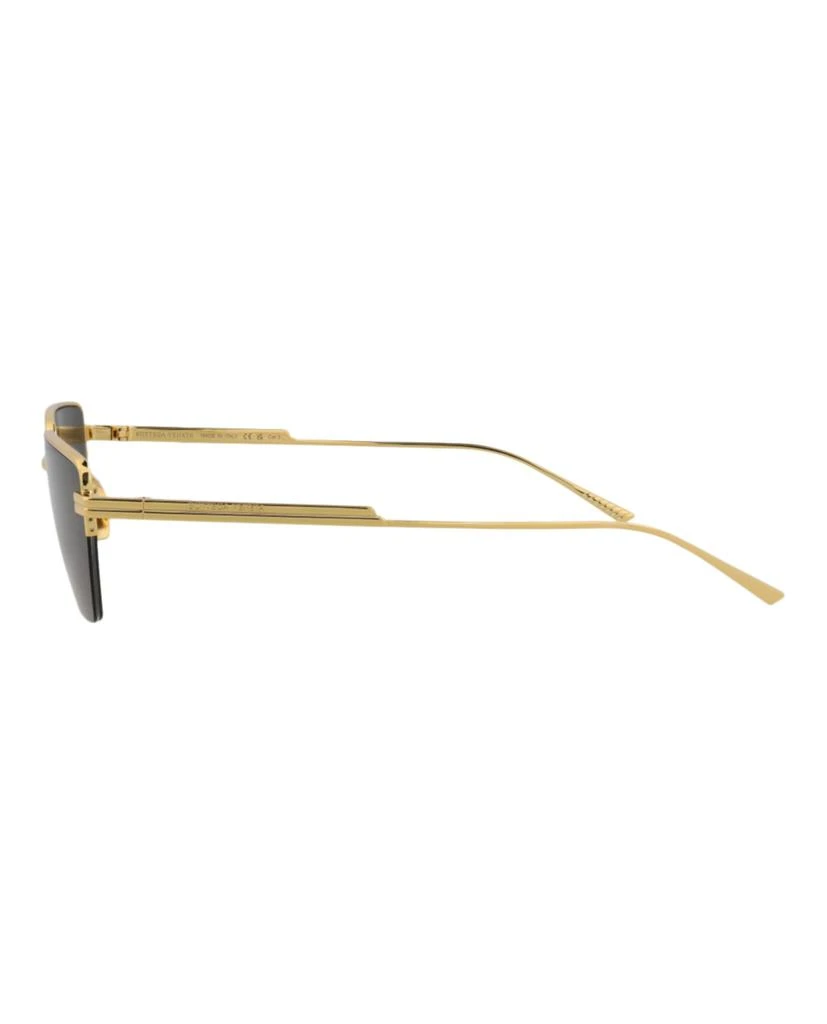 Bottega Veneta Square-Frame Metal Sunglasses 3