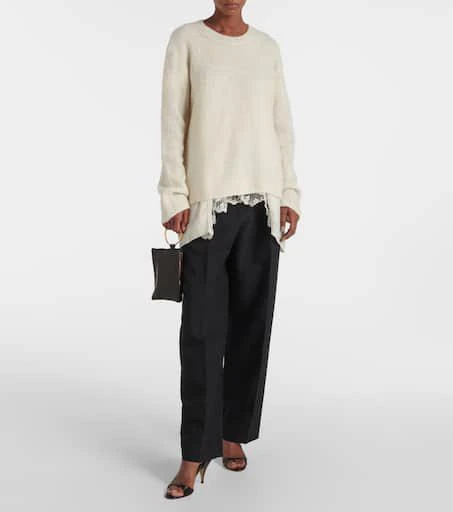 The Row Square Bracelet leather clutch 5