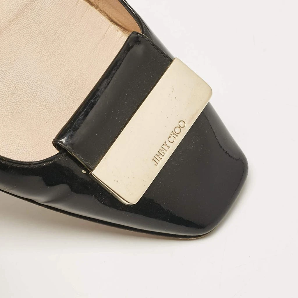 Jimmy Choo Jimmy Choo Black Patent Leather Ballet Flats Size 40 7
