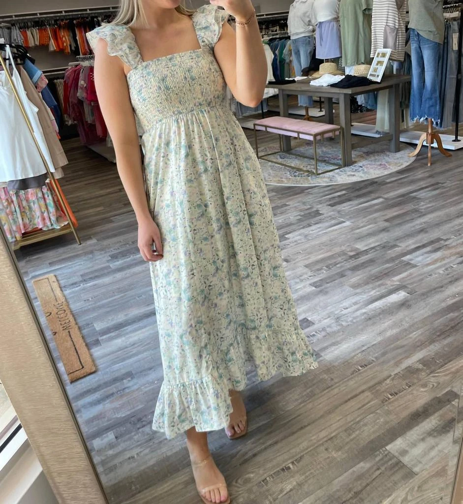 sea green midi dress Jaslyn Midi Dress XS / SEA SPRAY