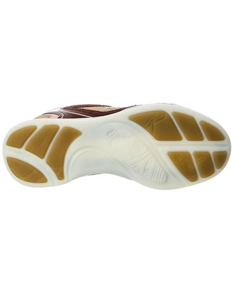 Burberry Check Mesh 
Suede Sneaker 4