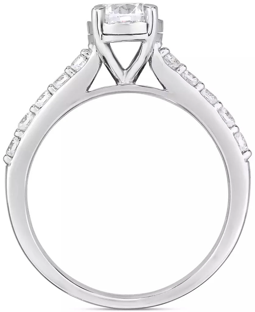 TruMiracle TruMiracle® Diamond Solitaire Plus Engagement Ring (1 ct. t.w.) in 14k White Gold 4
