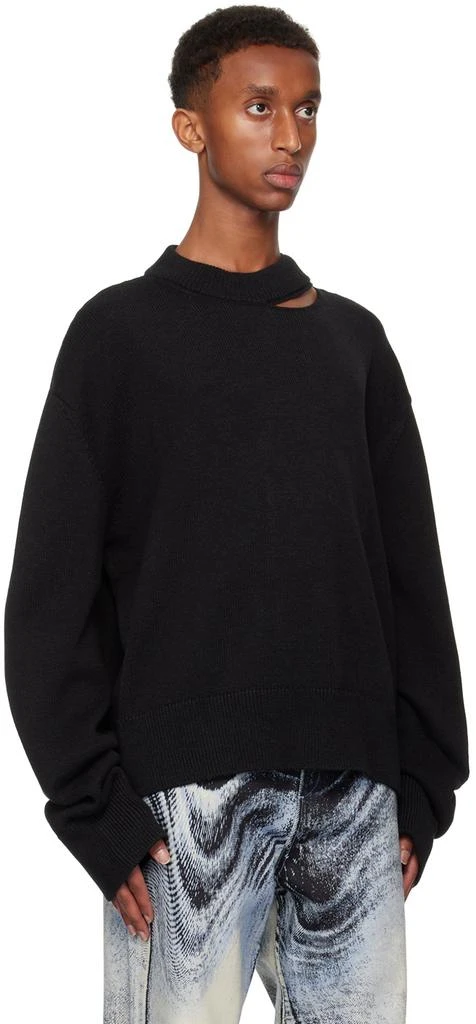CAMPERLAB Black Melange Knit Sweater 2