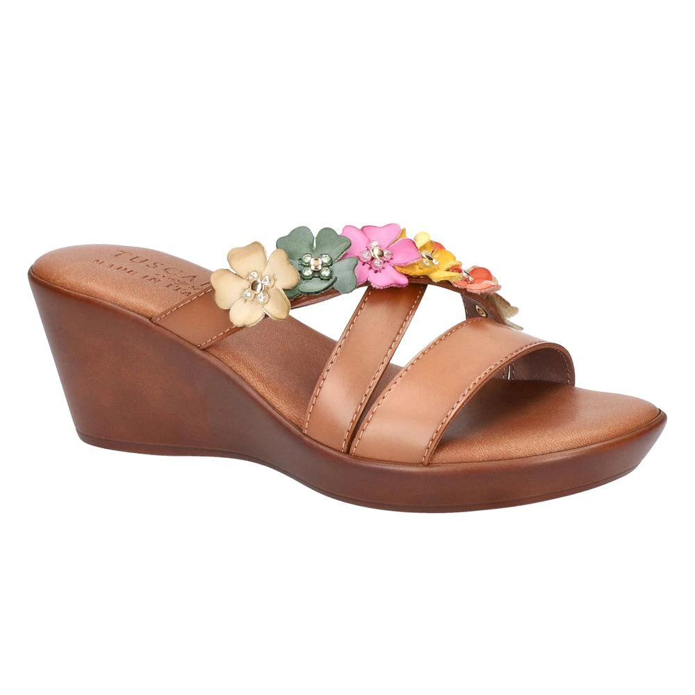 Easy Street Bellefleur Rhinestone Wedge Sandals 2