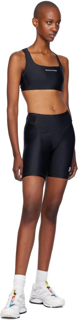 District Vision Black Twin Layer Medium Support Sport Bra 4