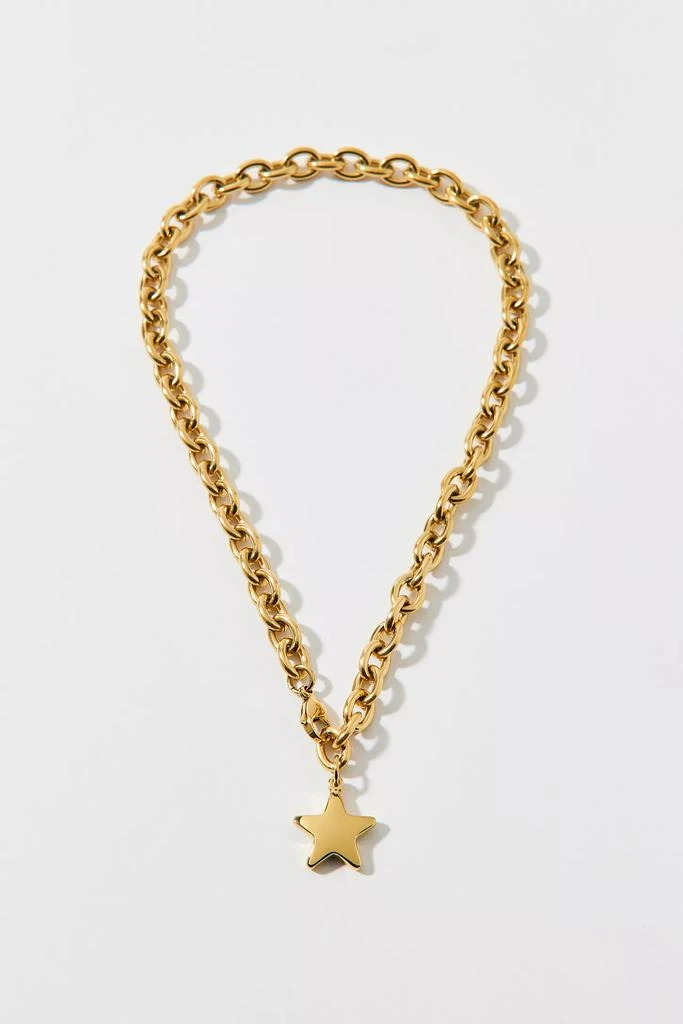 Urban Outfitters Waterproof Puffy Star Charm Necklace 2