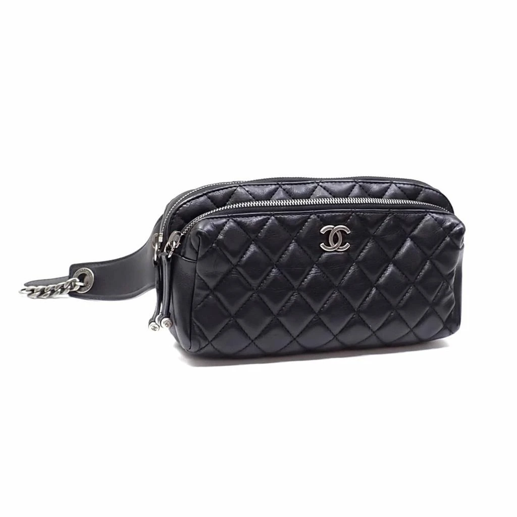 Chanel Leather Fanny Pack Sling Bag (Pre-Owned)