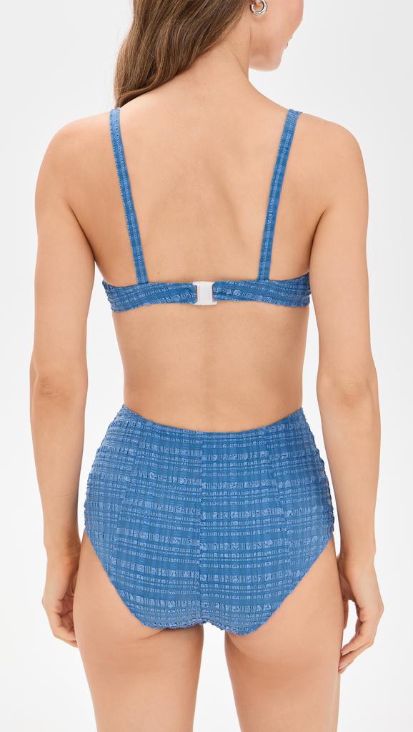 LISA MARIE FERNANDEZ Balconette High-Waist Bikini Set