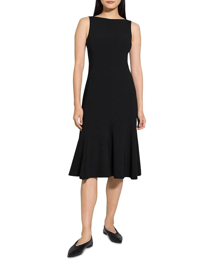 Theory Crepe Midi Dress 1