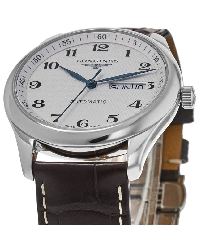 Longines Longines Master Collection Silver Dial Leather Strap Men's Watch L2.755.4.78.3 2