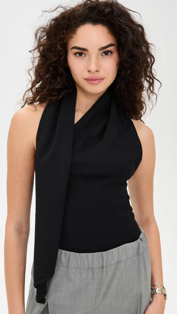 Pixie Market Neck Tie Knit Top 6