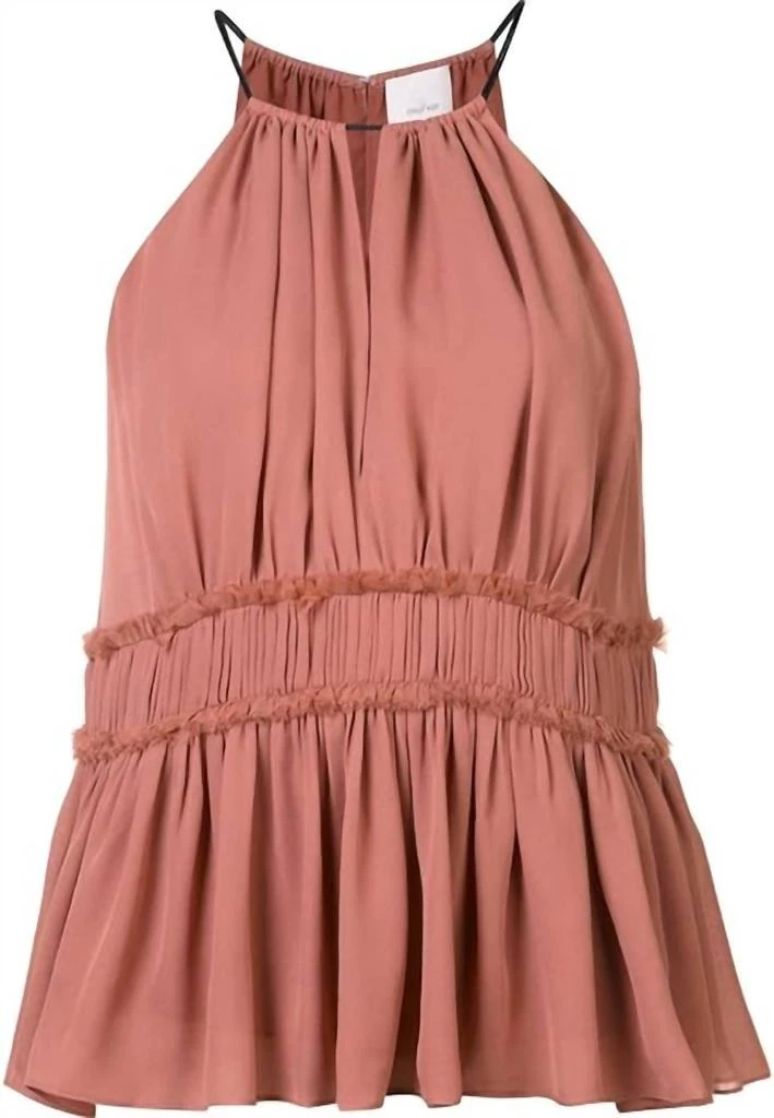 Cinq a Sept Lotus Halter Top 2