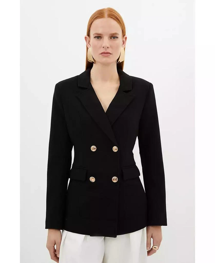 KAREN MILLEN Women's Tailored Double Breasted Blazer 1