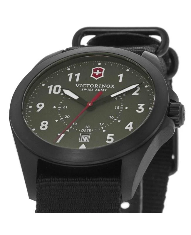 Swiss Army Victorinox Swiss Army Heritage Quartz Green Dial Fabric Strap Men's Watch 241972 2
