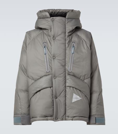 Shop Gray Diamond Stitch Down Jacket on Sale at BeyondStyle