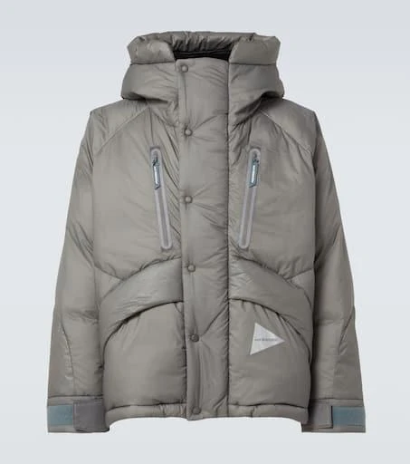 And Wander Logo puffer jacket 1