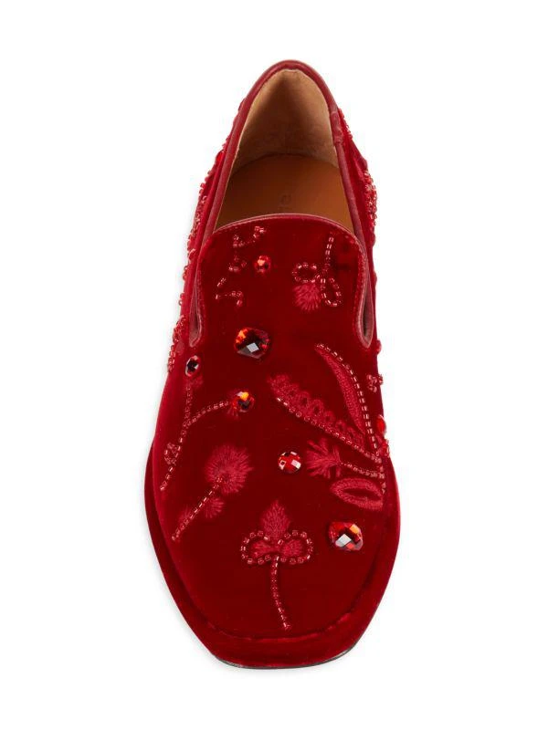 Clergerie Olia Embellished Pattern Loafers 5