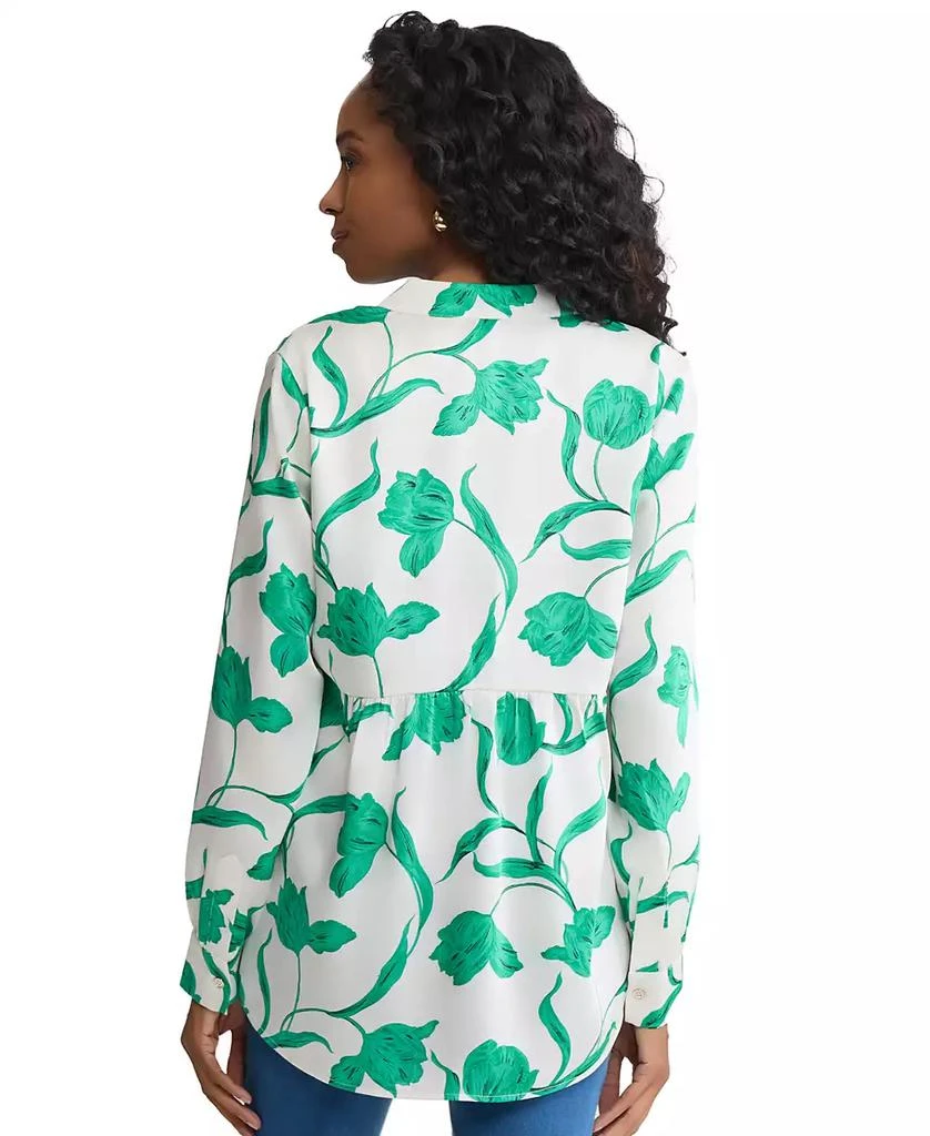 JONES NEW YORK Petite Long-Sleeve Popover Top 4