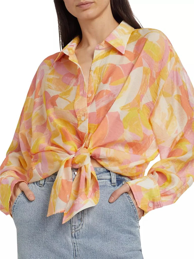 Generation Love Benson Abstract Button-Front Shirt 6