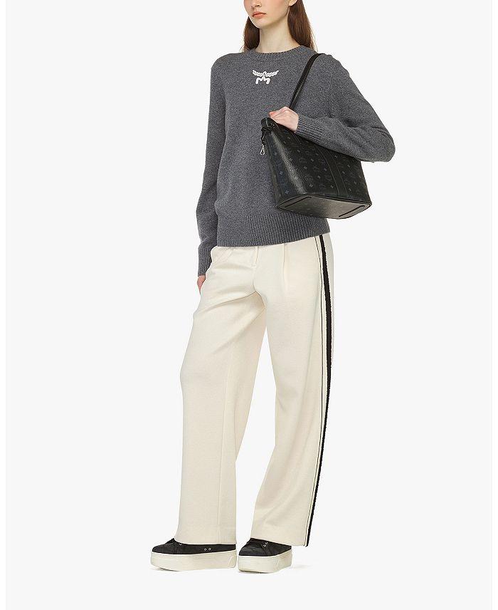 MCM Liz Small Reversible Visetos Shopper Tote