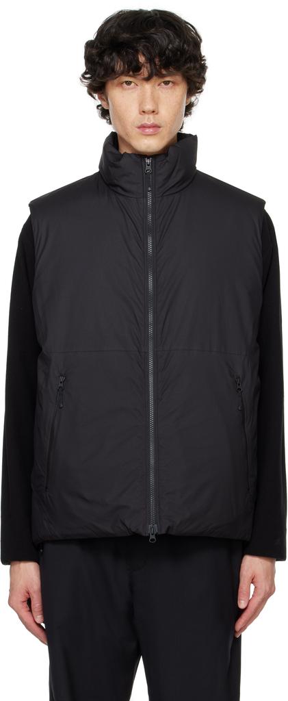 Goldwin Black WINDSTOPPER BY GORE-TEX LABS Puffy Vest
