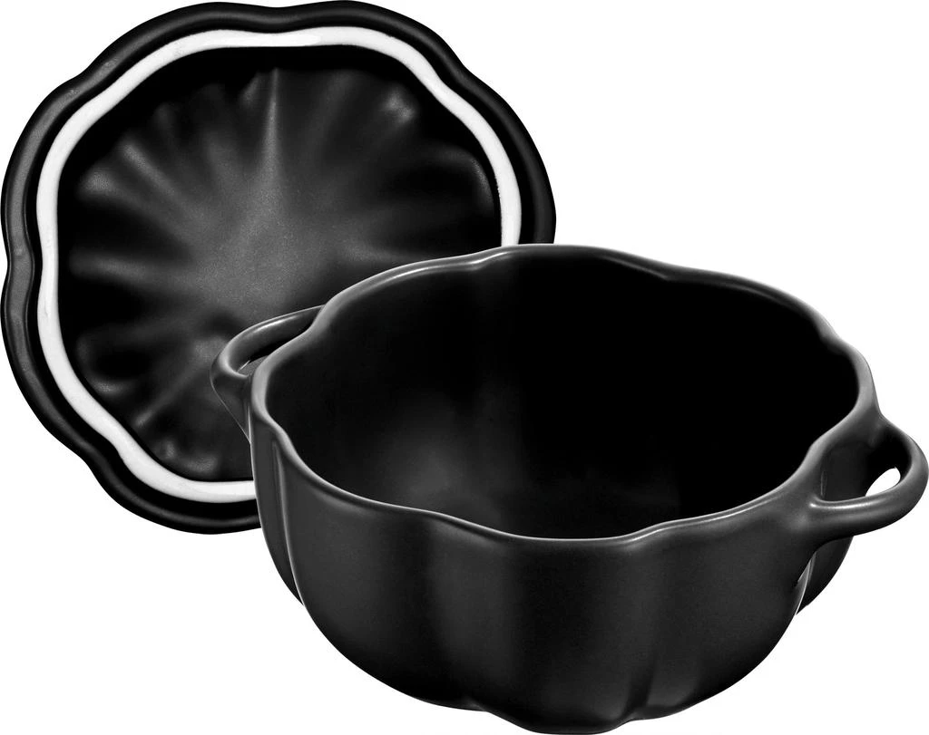 Staub Ceramic 16-oz Petite Pumpkin Cocotte 6