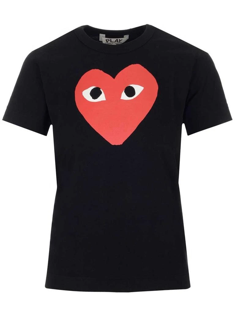 Comme des Garçons Play Comme des Garçons Play Heart Printed Crewneck T-Shirt 1