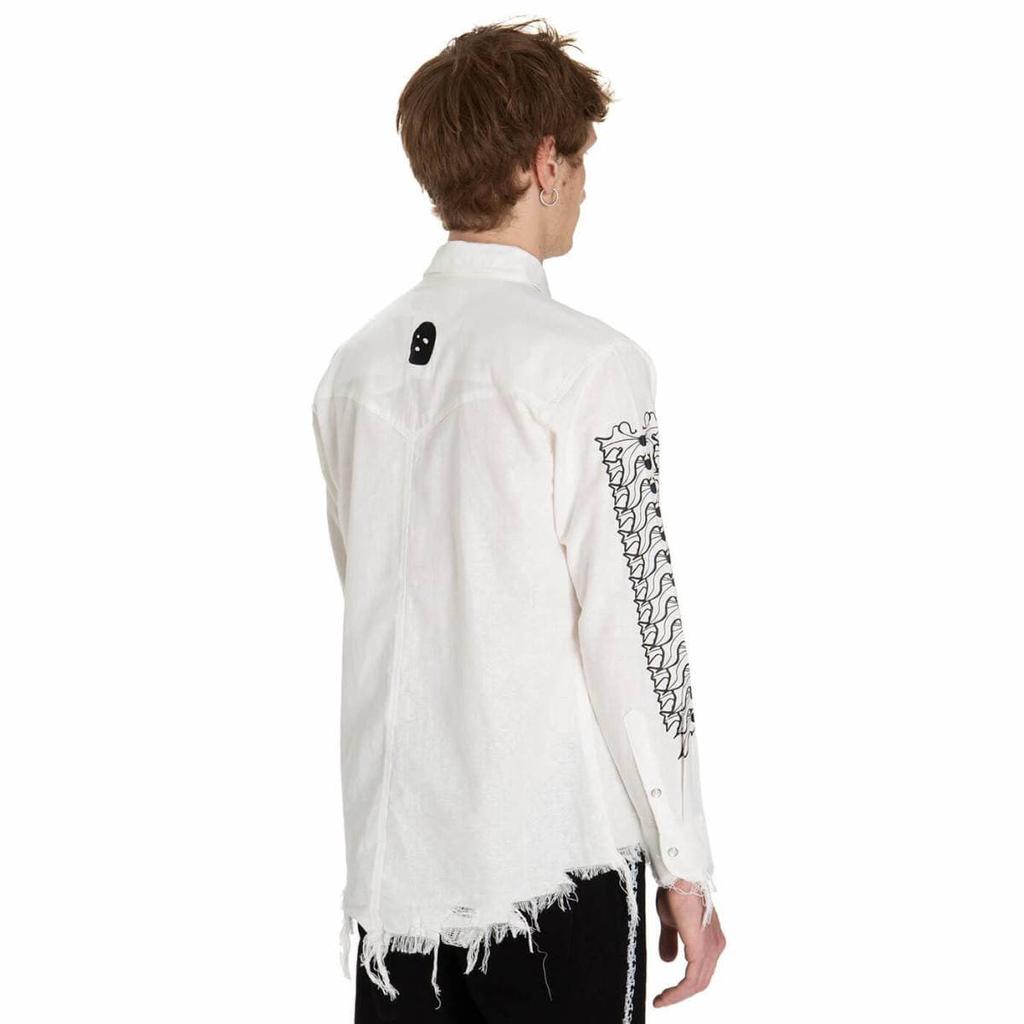 Youths In Balaclava Flower Western shirt