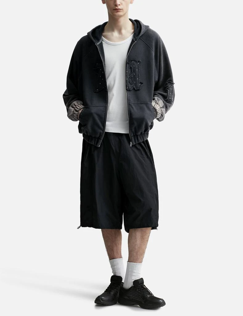 Misbhv Crushed Nylon Parachute Shorts 5