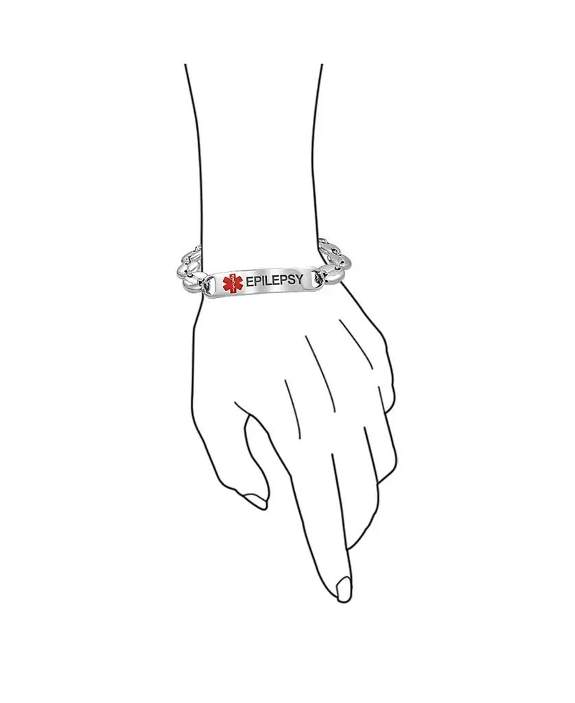 Bling Jewelry Epilepsy Mariner Medical Alert ID Bracelet 8.5in 2