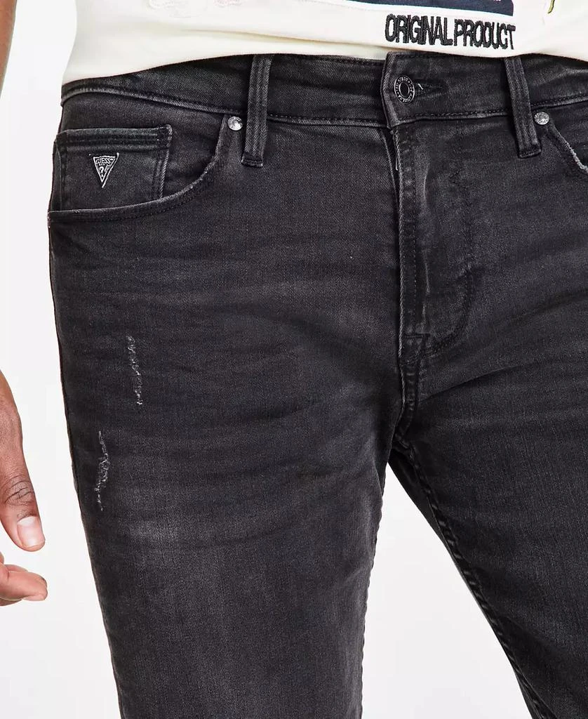 GUESS Men’s Distressed Slim Tapered Fit Jeans 3
