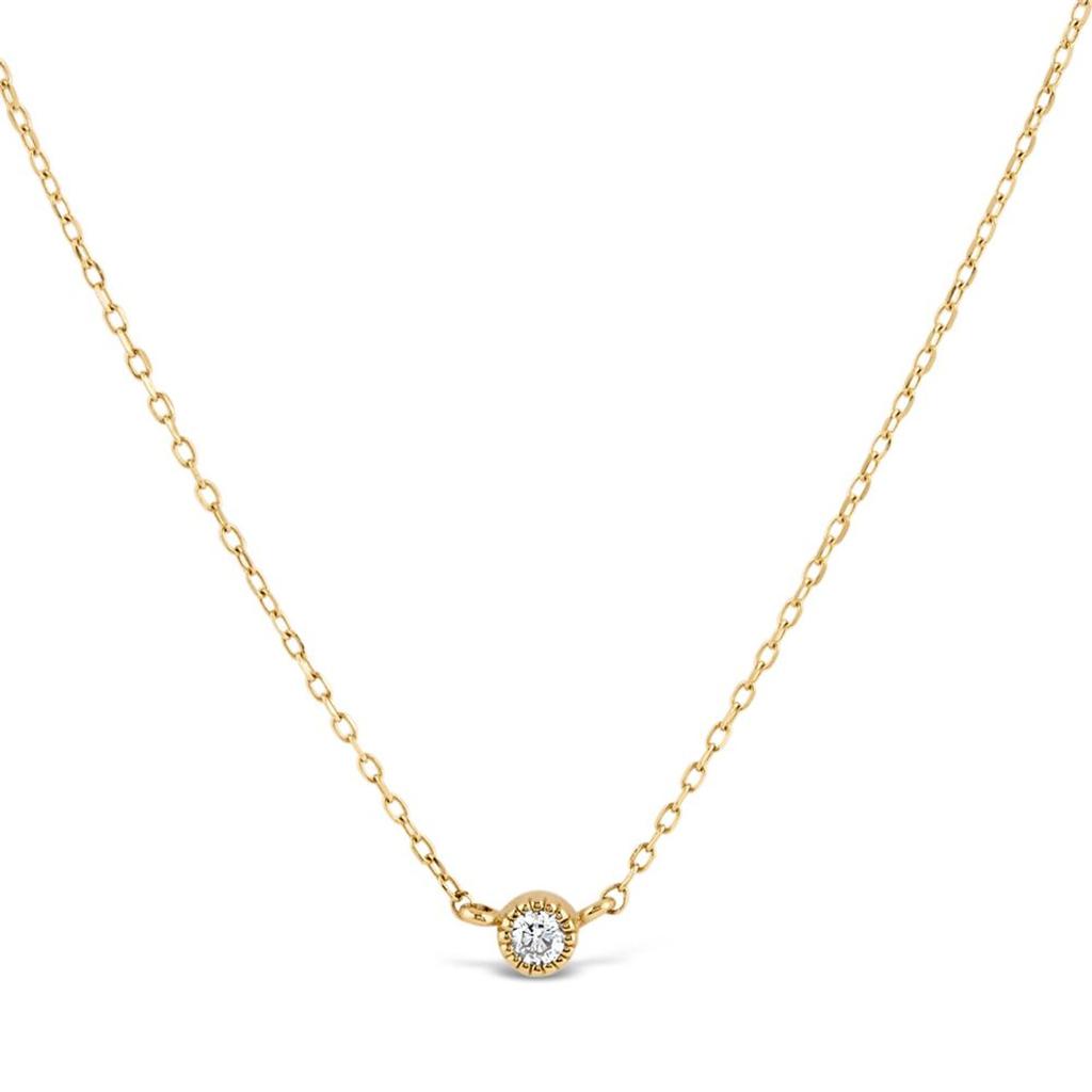 Dinny Hall Solid gold created diamond jasmine pendant