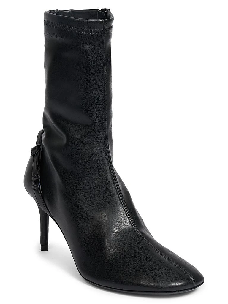 courreges 424 Oblique-Strap Ankle Boots 2