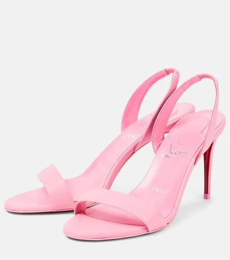 Christian Louboutin O Marylin 85 leather slingback sandals 5