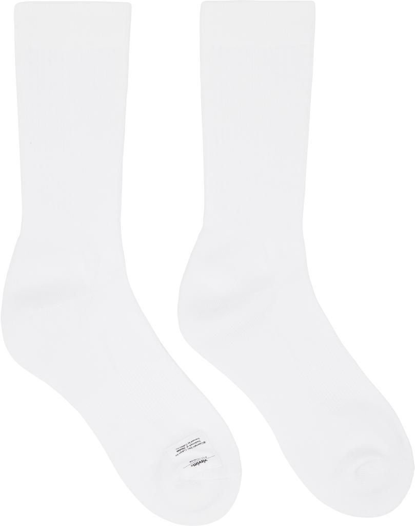 VisVim Two-Pack White Achilles Hi Socks