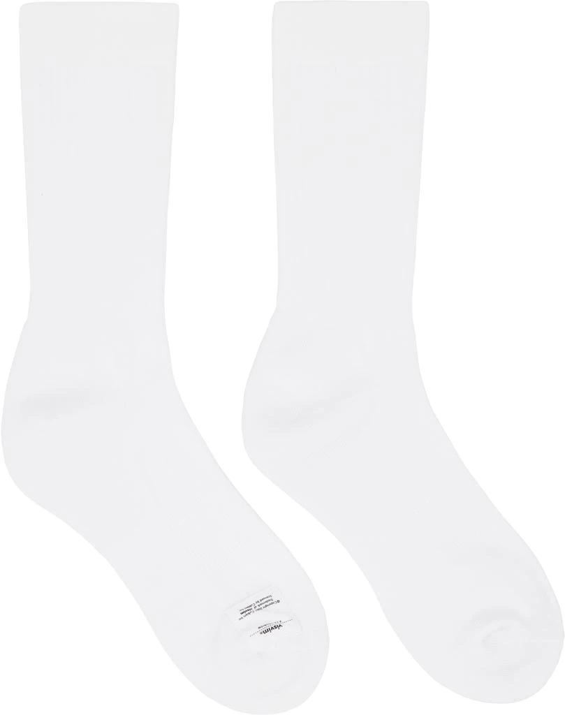 VisVim Two-Pack White Achilles Hi Socks 2