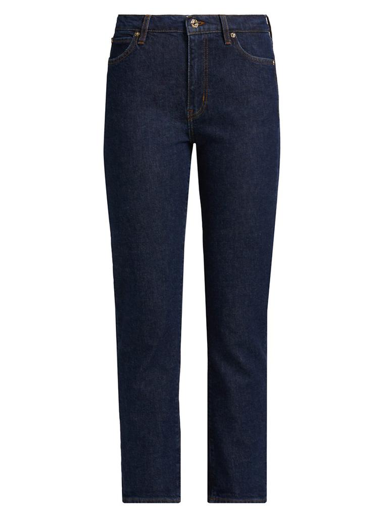 デニム・ジーパン Miu Miu Jeans with leather inserts Miu Miu Ganse jeans with leather details - Jeans - Compare