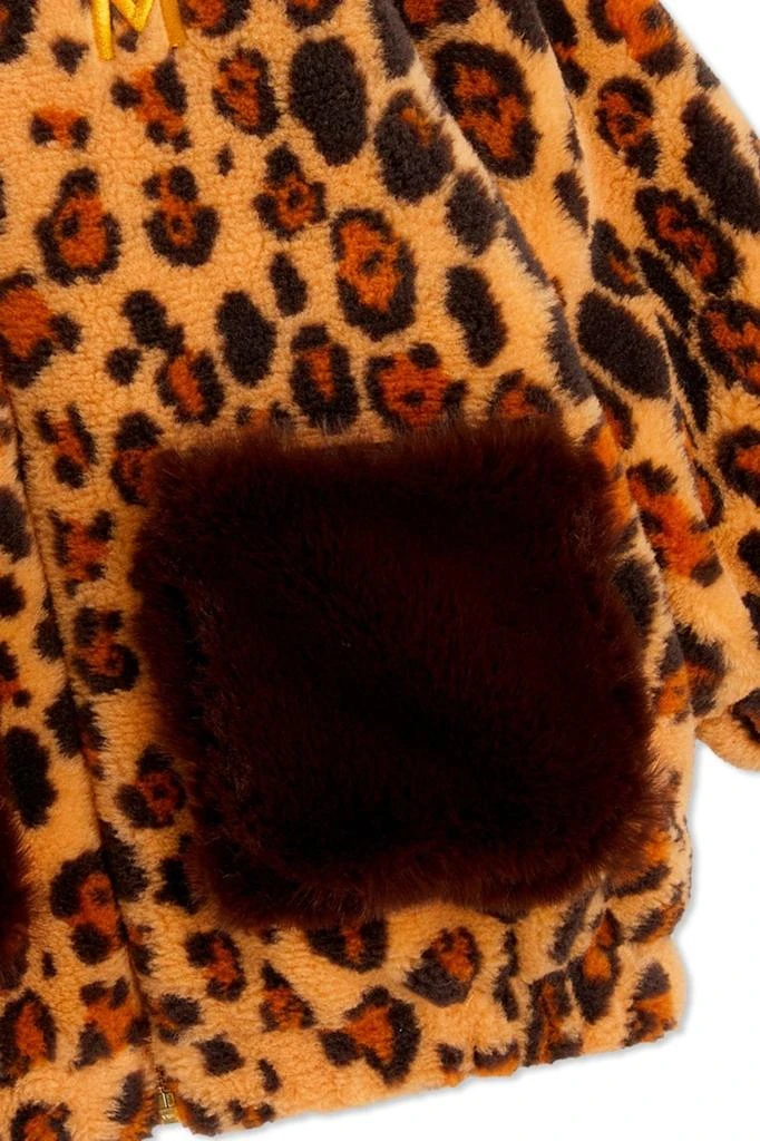 Mini Rodini Mini Rodini Leopard Faux Fur Jacket 4