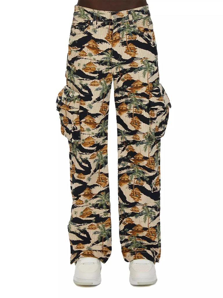 AMIRI Repeat Palm Baggy Cargo Pants 1