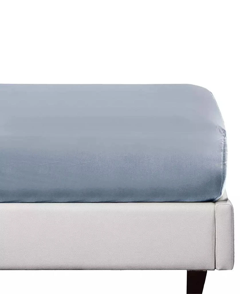 California Design Den Cool Percale Fitted Sheet Only, 100% Organic Cotton, Fully Elasticized with Deep Pockets by 1