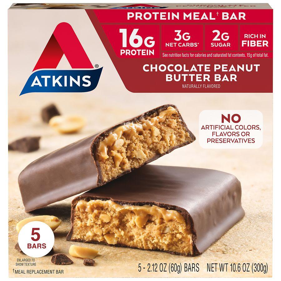 Atkins Meal Bars Chocolate Peanut Butter