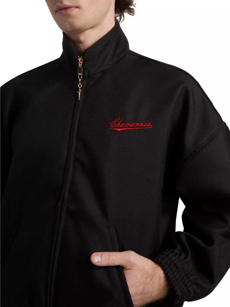 Willy Chavarria Kendrick Embroidered Logo Jacket 6